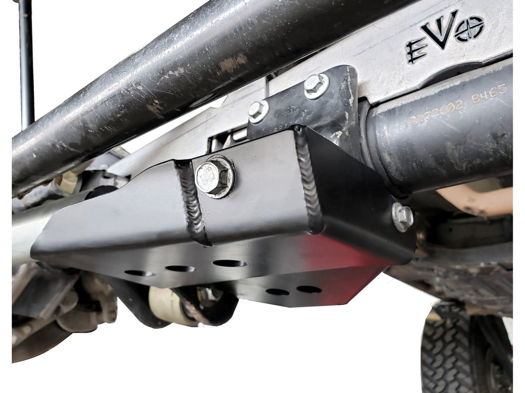 PROTEK FRONT AXLE DISCONNECT SKID PLATE, BLACK FAD CAD FOR JL/JT