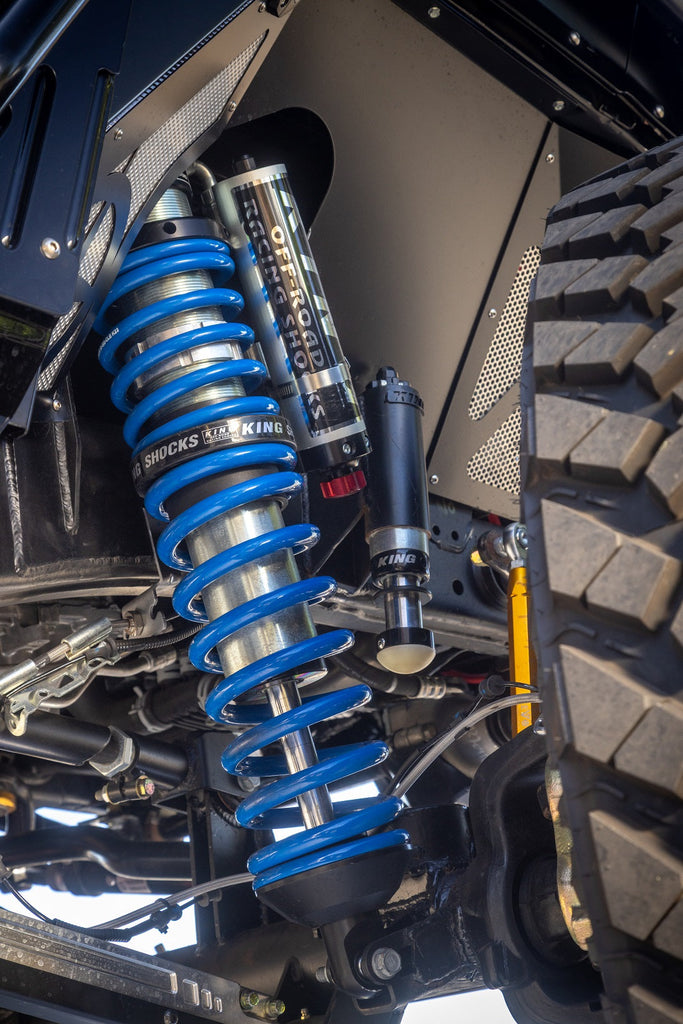 14" Inch Travel EVO SPEC KING FRONT FABRICATION Shock Tower 2.5" or 3.0" COILOVER BLACK FOR JL/JT WRANGLER & GLADIATOR
