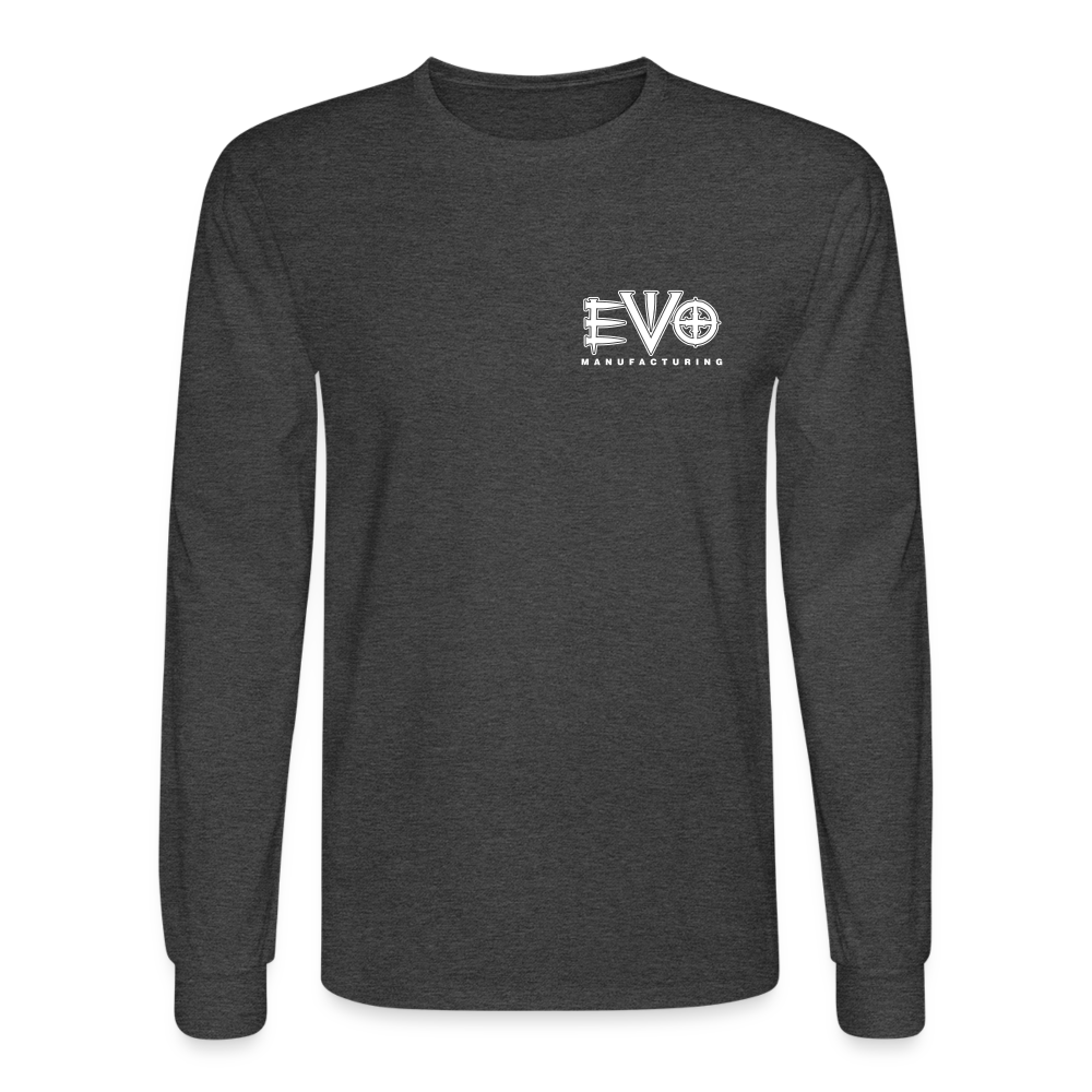 Men's Long Sleeve T-Shirt - heather black