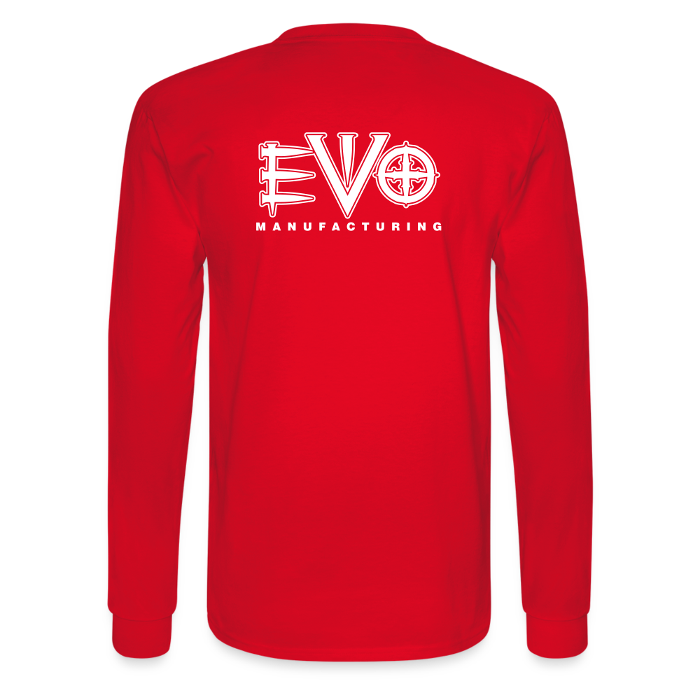Men's Long Sleeve T-Shirt - red