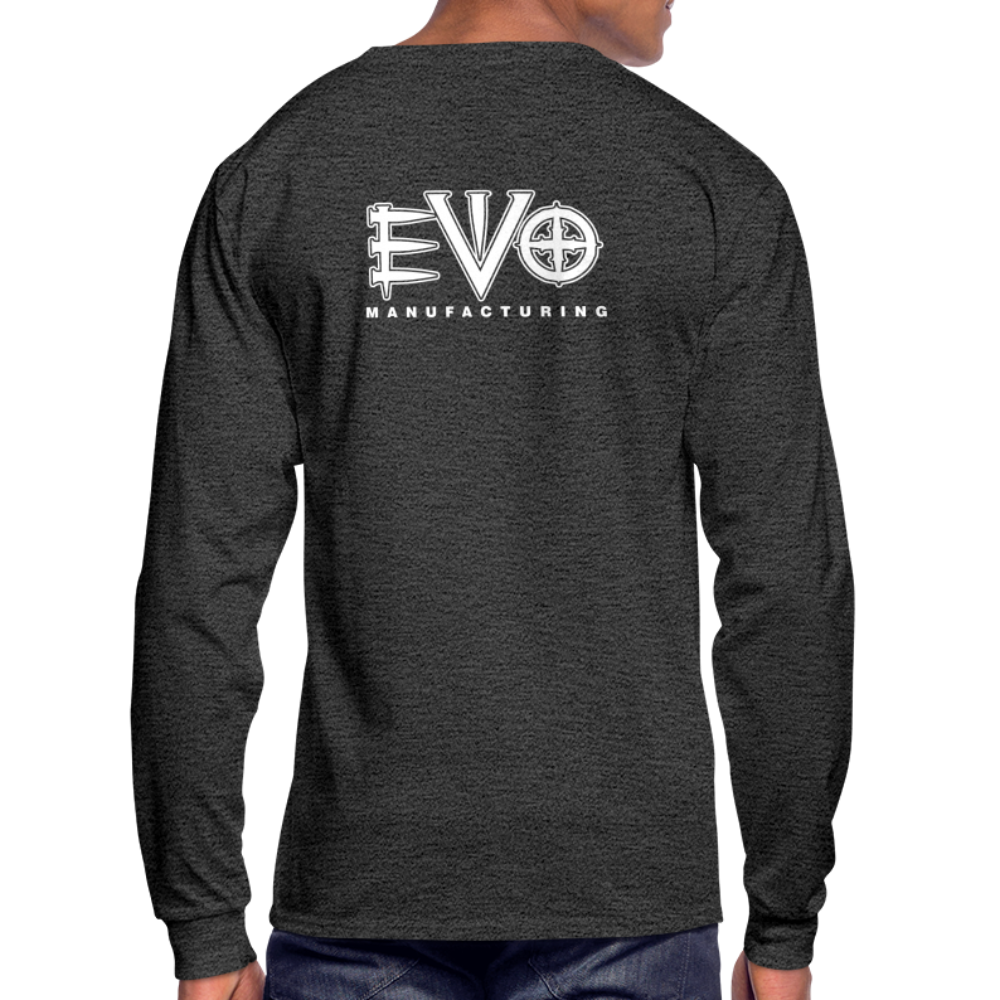 Men's Long Sleeve T-Shirt - heather black