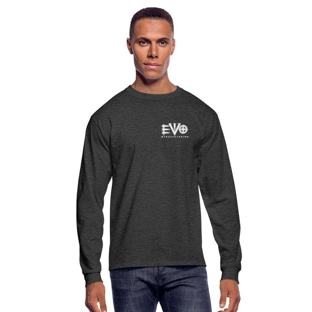 Men's Long Sleeve T-Shirt - heather black