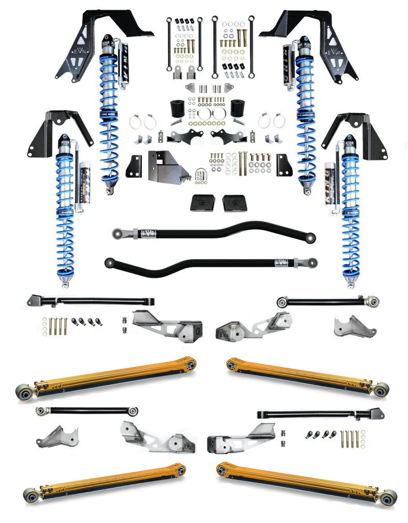Jeep Wrangler 392 3-5 inch LIFT KING 2.5 inch COILOVER PRO SUSPENSION SYSTEMS ( 4-Door ) JEEP WRANGLER