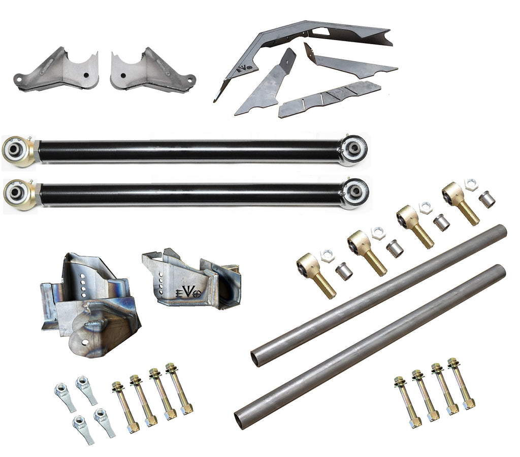 JL JLU Wrangler Rear Triangulated 4 Link Builder Kit