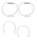 Wrangler 392 FRONT and Rear BRAKE LINE HOSE PAIRS FOR 2.5-4.5