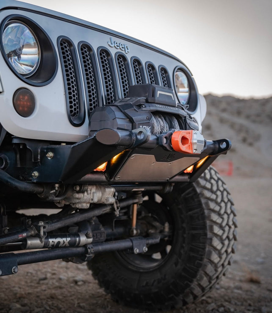 KSPEC Pre Runner Front Winch Tube Bumper JK JL JT