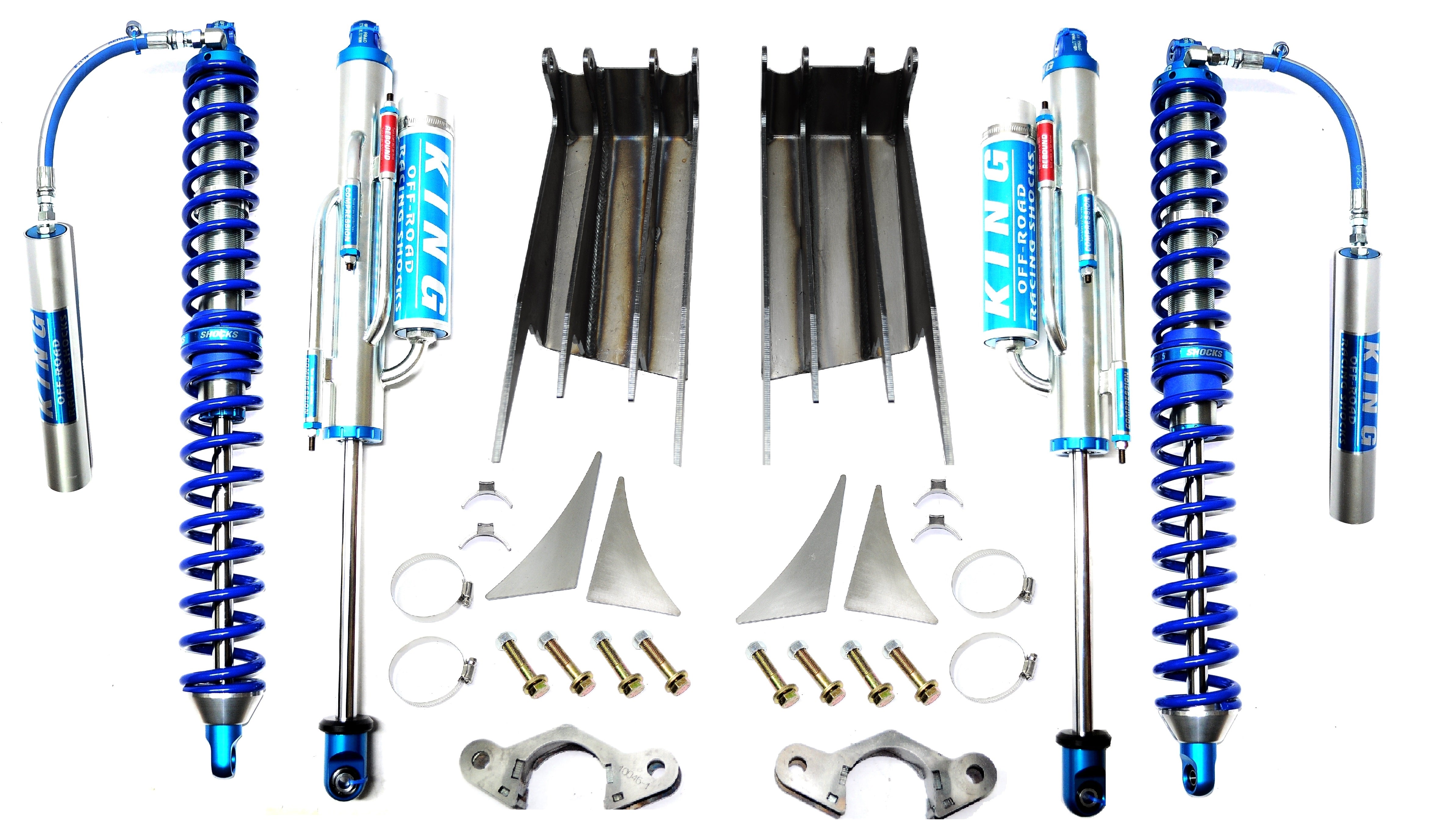 【AAKE】 DOUBLE JK JK JKU FRONT DOUBLE THROWDOWN KING COILOVER BYPASS SYSTEM