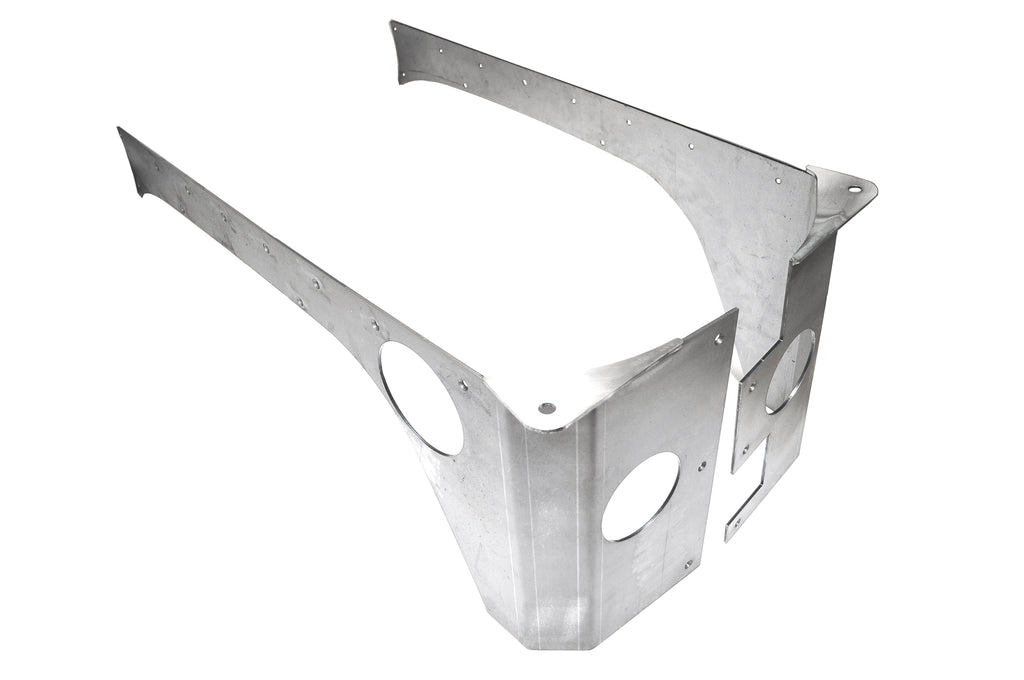 REAR ROCKSKIN CORNERS 4DR (ALUMINUM) FOR JKU