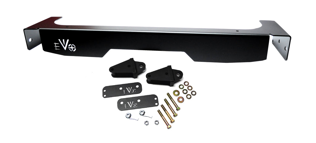 REAR STEEL FASCIA AND BOLT-ON D-RING PACKAGE (BLACK POWDERCOAT) FOR JK/JKU