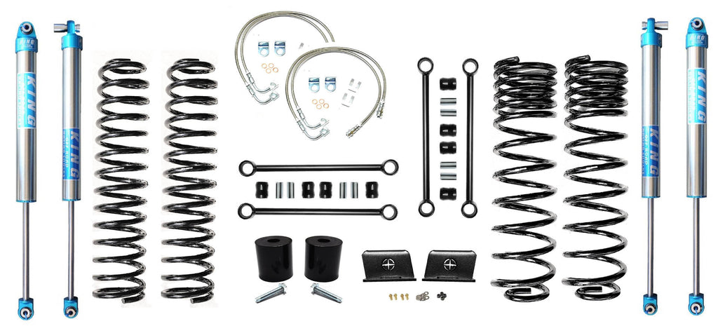 VARIANT  EVO-3060S1DK2  STAGE 1  King 2.0" Shocks Blue  No Track Bars