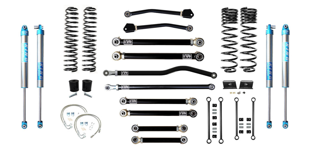 VARIANT  EVO-3060S4HDPK2  STAGE 4  King 2.0" Shocks Blue  Front / Rear Track Bars