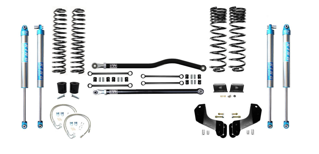 VARIANT  EVO-3061S1HDPK2  STAGE 1 Overland  King 2.0" Shocks Blue  Front / Rear Track Bars