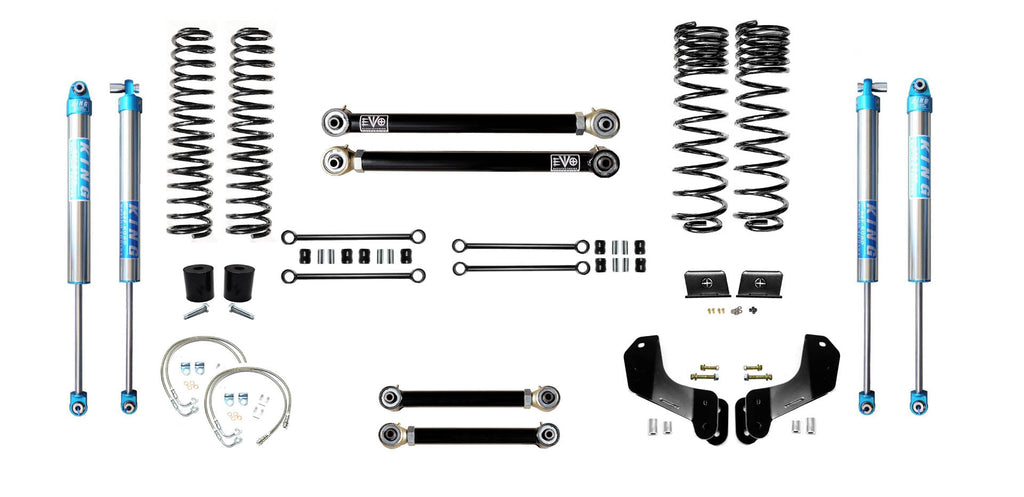 VARIANT  EVO-3061S3HDK2  STAGE 3 Overland  King 2.0" Shocks Blue  No Track Bars
