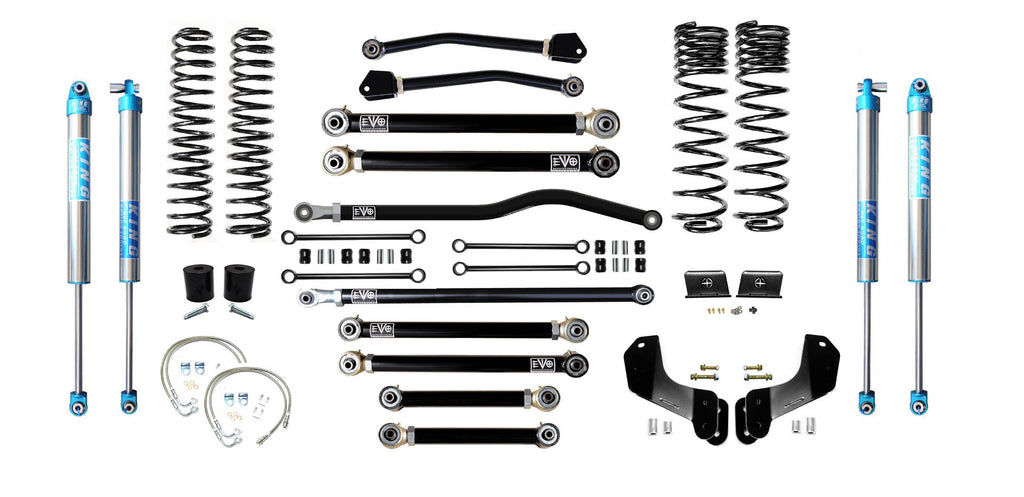 VARIANT  EVO-3061S4HDPK2  STAGE 4 Overland  King 2.0" Shocks Blue  Front / Rear Track Bars