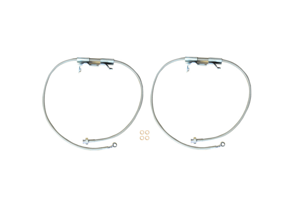 FRONT BRAKE LINE PAIR D44 FOR 2.5-6.5" LIFT FOR JL/JLU/JT