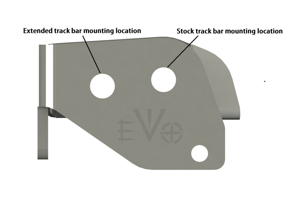 JL/JT Wrangler Gladiator Front Track Bar Steering Correction