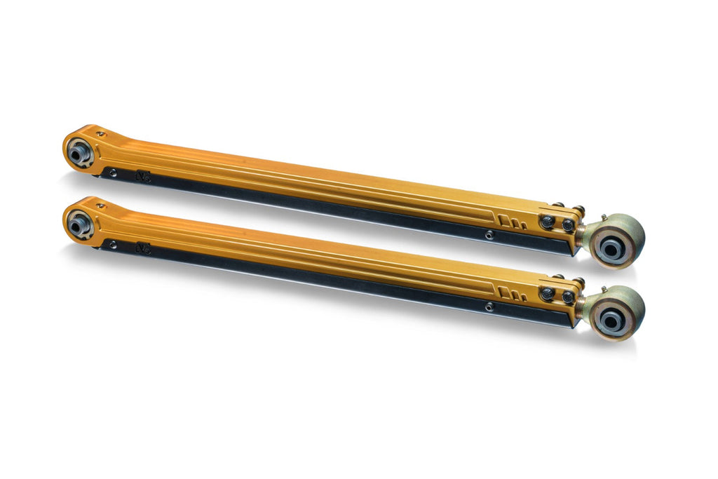 JL/JT Front Lower  Long Arm ENVY LINKS Raw Aluminum Adjustable Control Arms, JL/JT