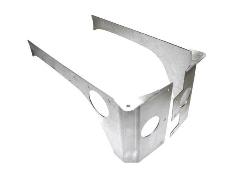 REAR ROCKSKIN CORNERS 4DR (ALUMINUM) FOR JKU