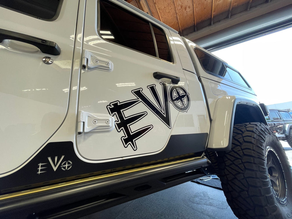 EVO MANUFACTURING 26" WIDE BLACK TRANSFER STICKER