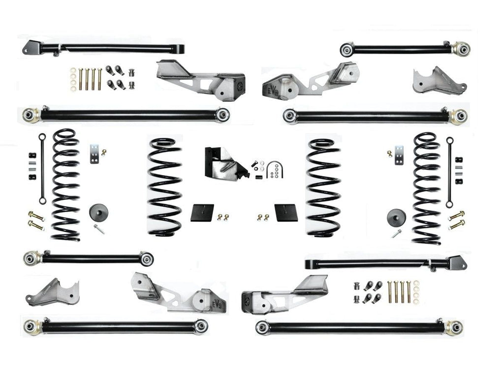 2.5 inch HEAVY DUTY GAS/392 HIGH CLEARANCE LONG ARM JEEP WRANGLER JLU SUSPENSION SYSTEM with HD Springs (4 DOOR ONLY)