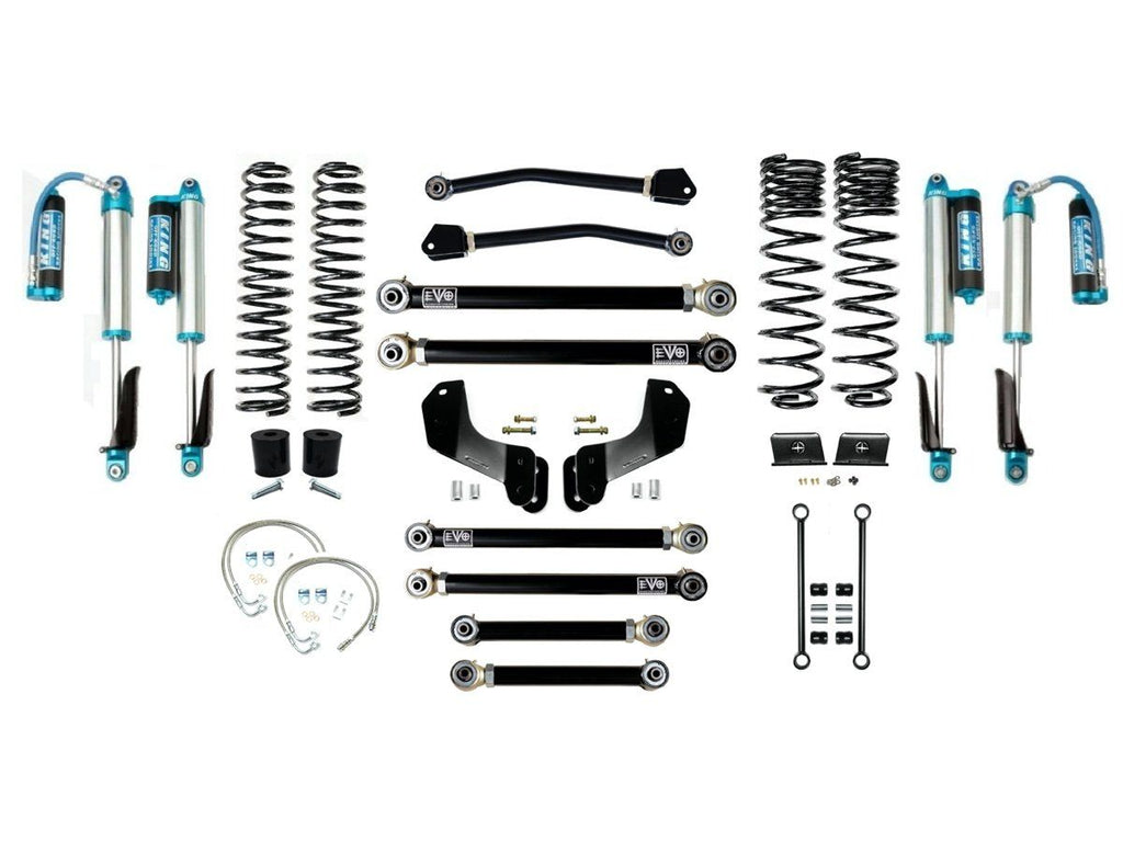VARIANT  EVO-3061S4DKA  STAGE 4 Overland  King 2.5” Shocks Blue with Compression Adjusters  No Track Bars