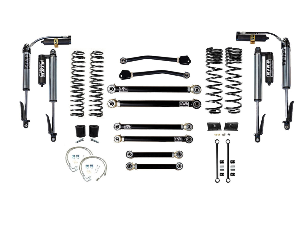 VARIANT  EVO-3060S4DKB  STAGE 4  King 2.5” Shocks Custom Black  No Track Bars