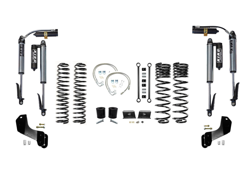 VARIANT  EVO-3061S1DKB  STAGE 1 Overland  King 2.5” Shocks Custom Black  No Track Bars