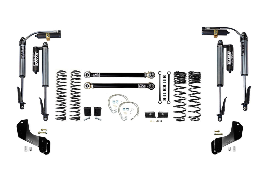 VARIANT  EVO-3061S2DKB  STAGE 2 Overland  King 2.5” Shocks Custom Black  No Track Bars