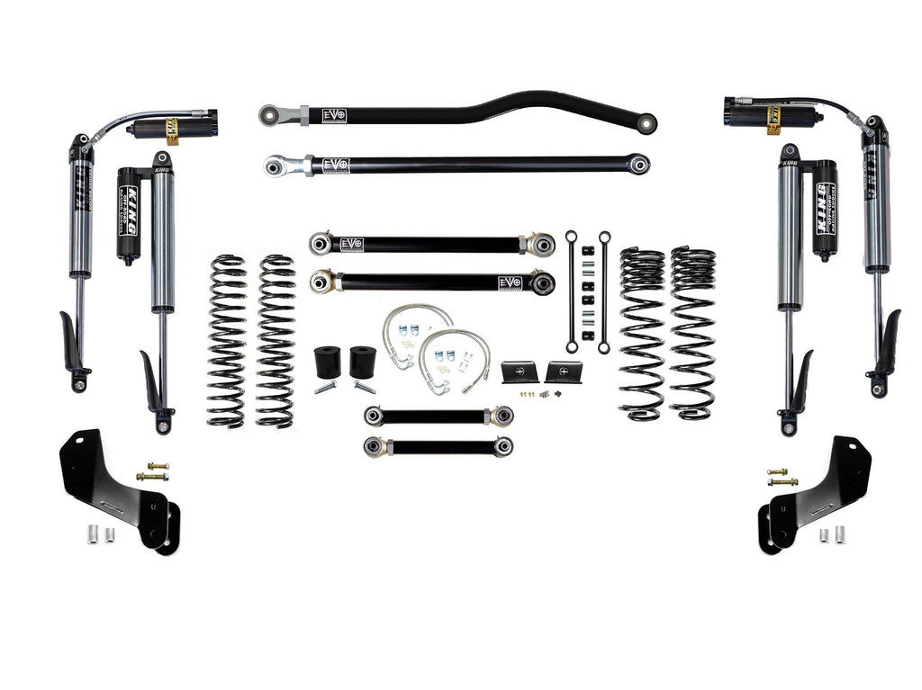 VARIANT  EVO-3061S3DPKB  STAGE 3 Overland  King 2.5” Shocks Custom Black  Front / Rear Track Bars