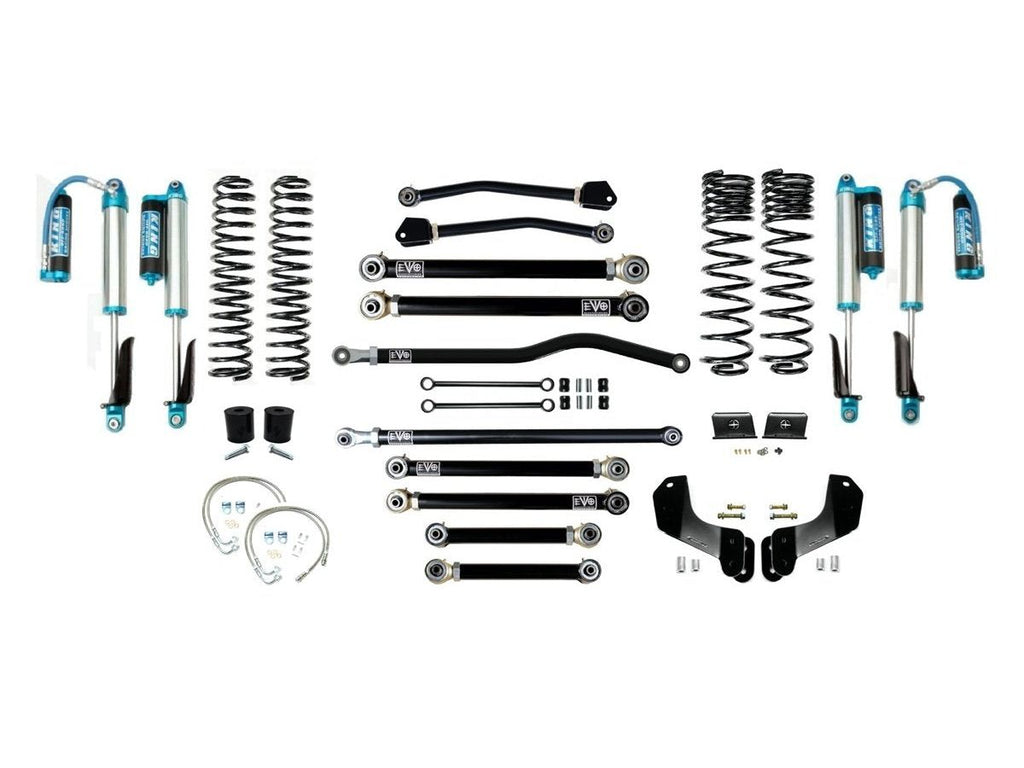 VARIANT  EVO-3061S4HDPK  STAGE 4 Overland  King 2.5” Shocks Blue  Front / Rear Track Bars