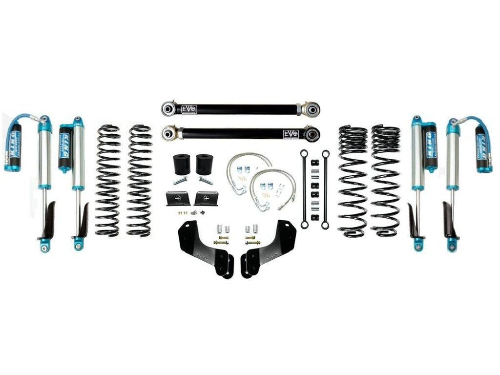 VARIANT  EVO-3061S2HDKA  STAGE 2 Overland  King 2.5” Shocks Blue with Compression Adjusters  No Track Bars