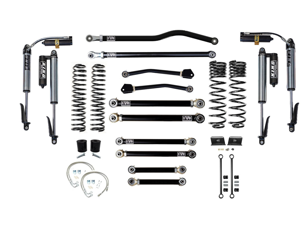 VARIANT  EVO-3060S4HDPKB  STAGE 4  King 2.5” Shocks Custom Black  Front / Rear Track Bars