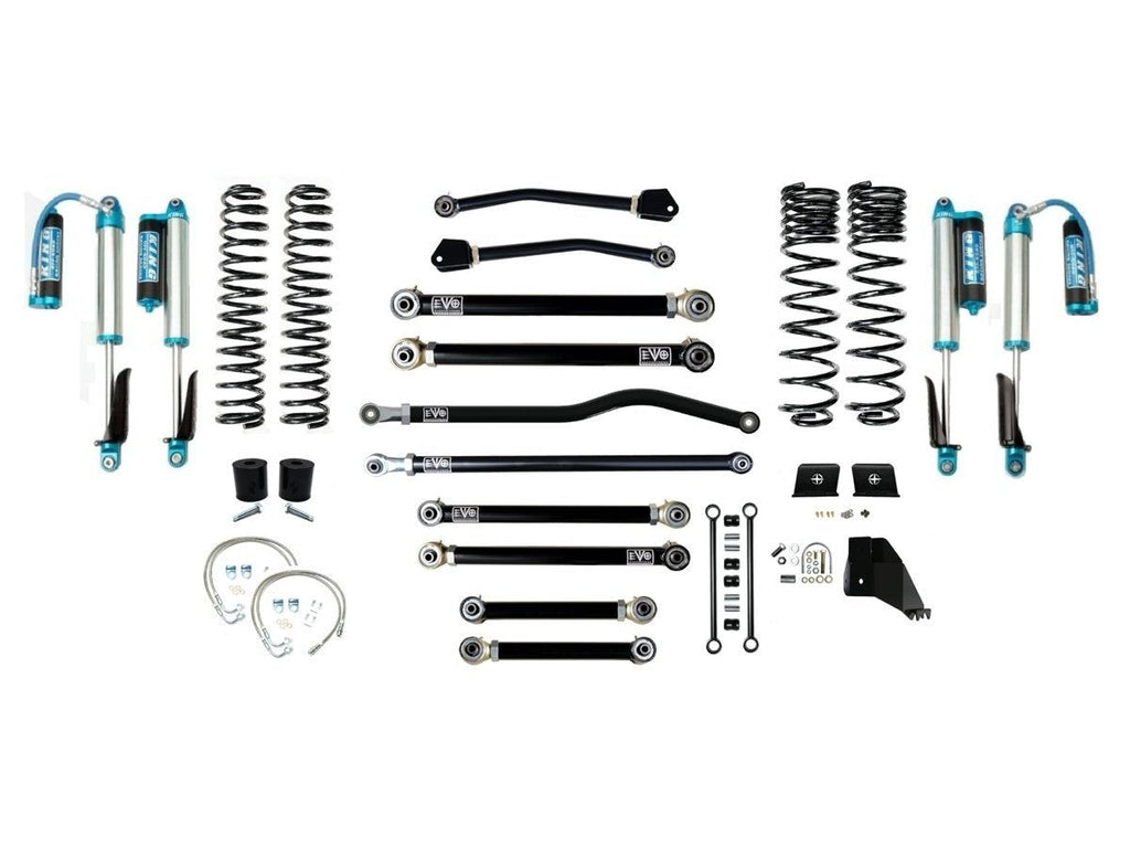 VARIANT  EVO-3062S4DPKA  STAGE 4  King 2.5” Blue Shocks with Compression Adjusters  Front / Rear Track Bars