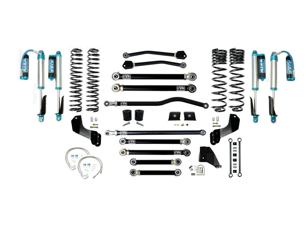 VARIANT  EVO-3063S4HDPK  STAGE 4 Overland  King 2.5” Shocks Blue  Front / Rear Track Bars
