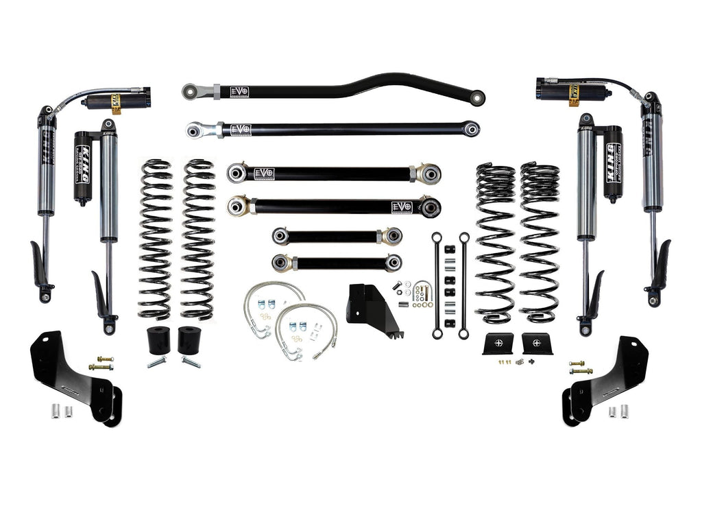 VARIANT  EVO-3063S3HDPKB  STAGE 3 Overland  King 2.5” Shocks CUSTOM Black  Front / Rear Track Bars