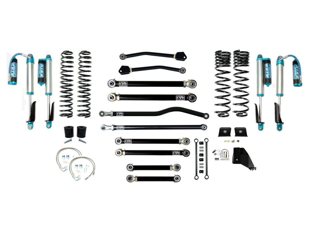VARIANT  EVO-3062S4PKA  STAGE 4  King 2.5” Shocks Blue with Compression Adjusters  Front / Rear Track Bars