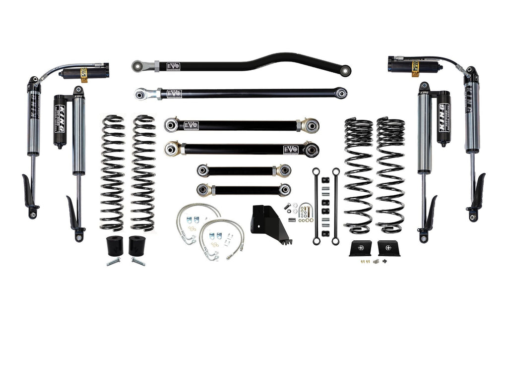 VARIANT  EVO-3062S3PKB  STAGE 3  King 2.5” Shocks CUSTOM BLACK  Front / Rear Track Bars