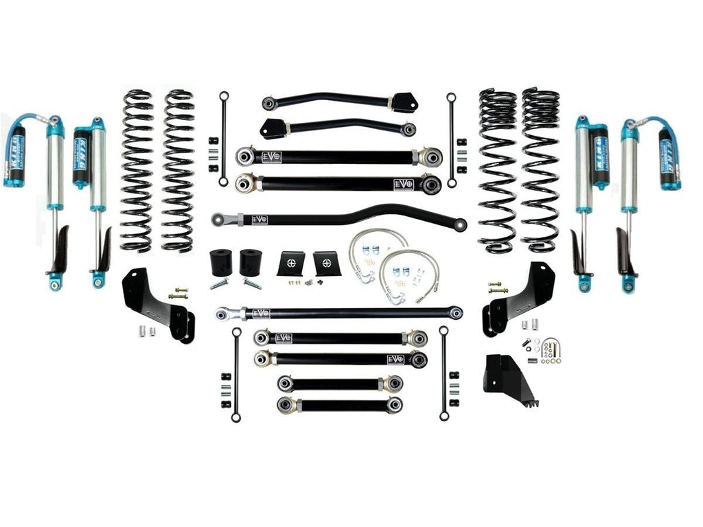 VARIANT  EVO-3065S4DPKA  STAGE 4 Overland  King 2.5” Shocks with Compression Adjusters  Front / Rear Track Bars