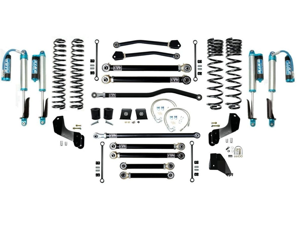 VARIANT  EVO-3065S4HDPKA  STAGE 4 Overland  King 2.5” Shocks with Compression Adjusters  Front / Rear Track Bars