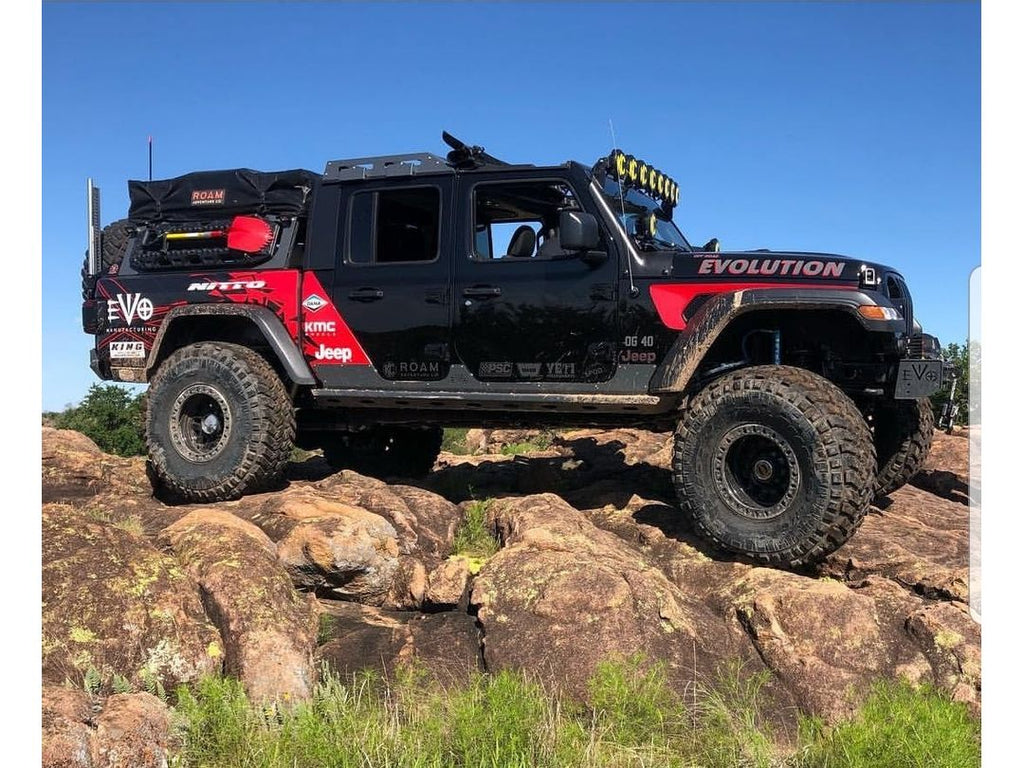 HALF CAB ROOF RACK, ALUMINUM FOR GLADIATOR JT