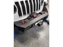 Load image into Gallery viewer, Jeep Wrangler JL/Gladiator Front Alumilite Bumper. With Factory Fog Light Provisions, Hoop and Skid Combo