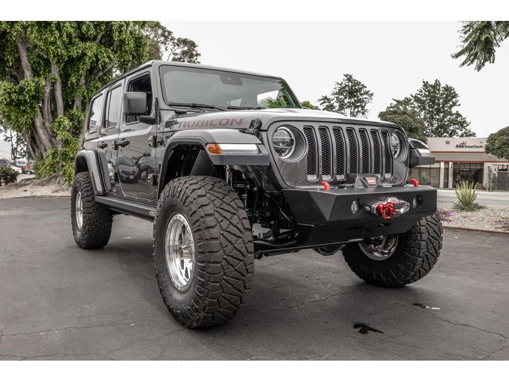 Jeep Wrangler JL JLU and Jeep Gladiator Front Alumilite Bumper With Factory Fog Lights