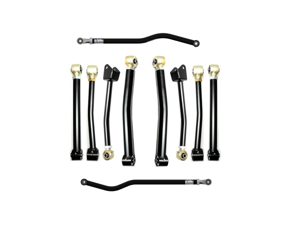 Jeep Wrangler JL / JLU Enforcer PLUS Arm Set.  All 8 Adjustable Control Arms