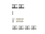 EVO MFG JLU Bomber/Rocker Step Seam Mount Bracket Kit, 4 Door