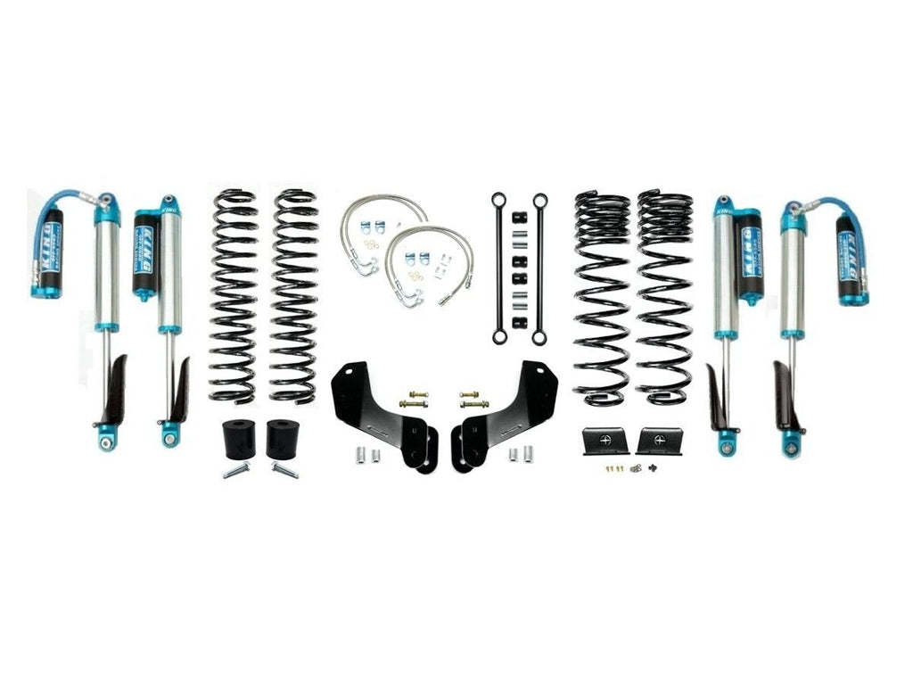 VARIANT  EVO-3061S1HDKA  STAGE 1 Overland  King 2.5” Shocks Blue with Compression Adjusters  No Track Bars